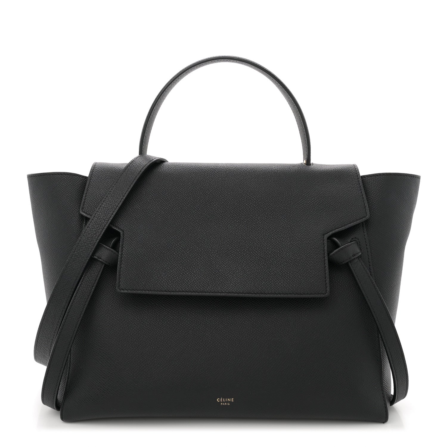 Celine Grained Calfskin Mini Belt Bag Black 1 of 10