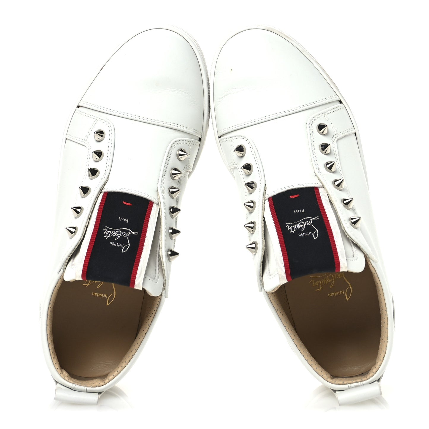 Calfskin Mens F.A.V Fique A Vontade Flat Sneakers 39.5 White