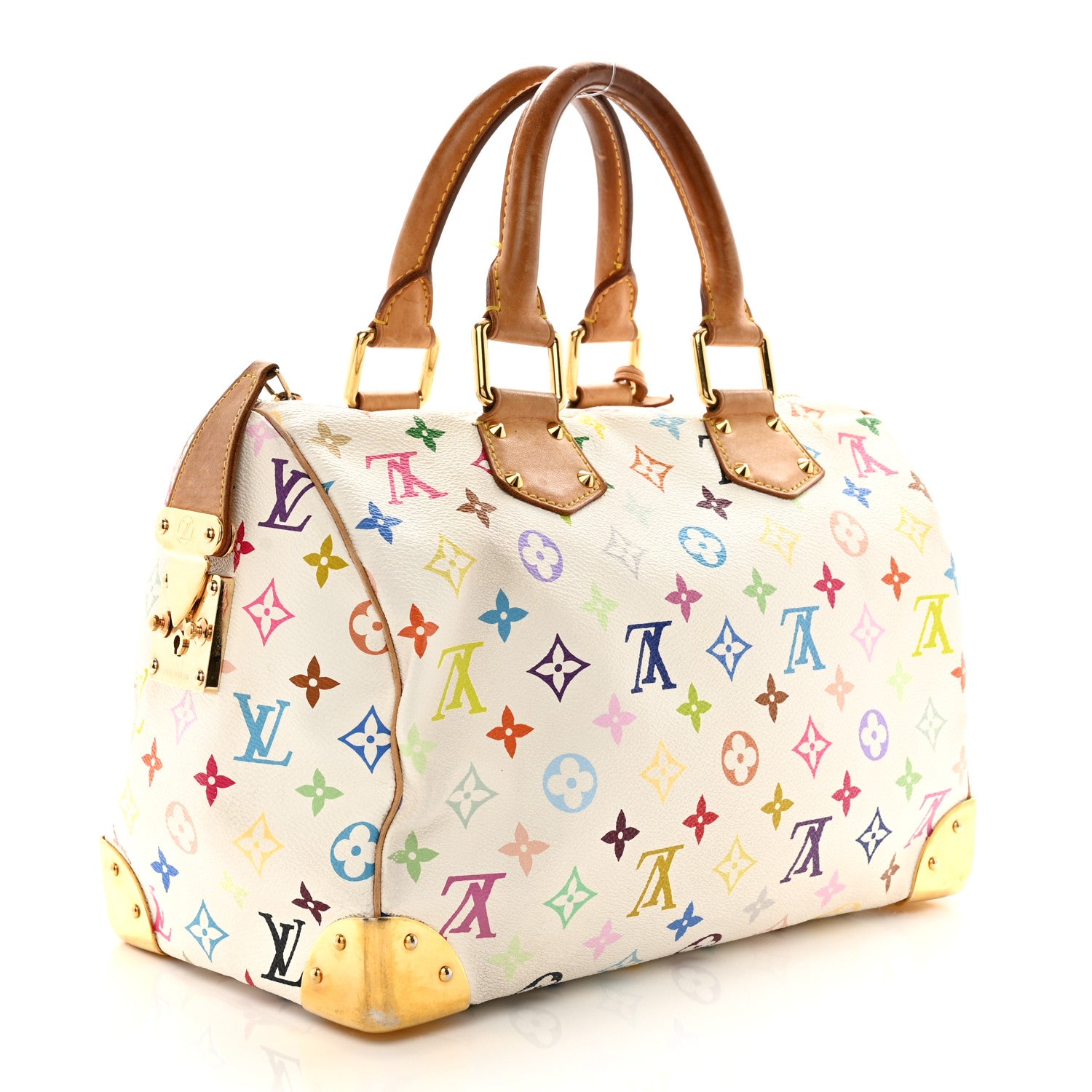 Louis Vuitton LOUIS VUITTON Monogram Multicolor Speedy 30 White 2 of 18