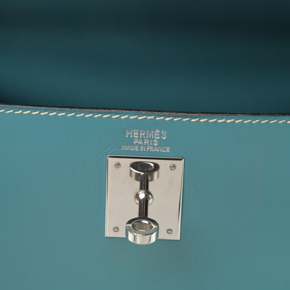 Hermes Box Kelly Sellier 32 Blue Jean 5 of 15