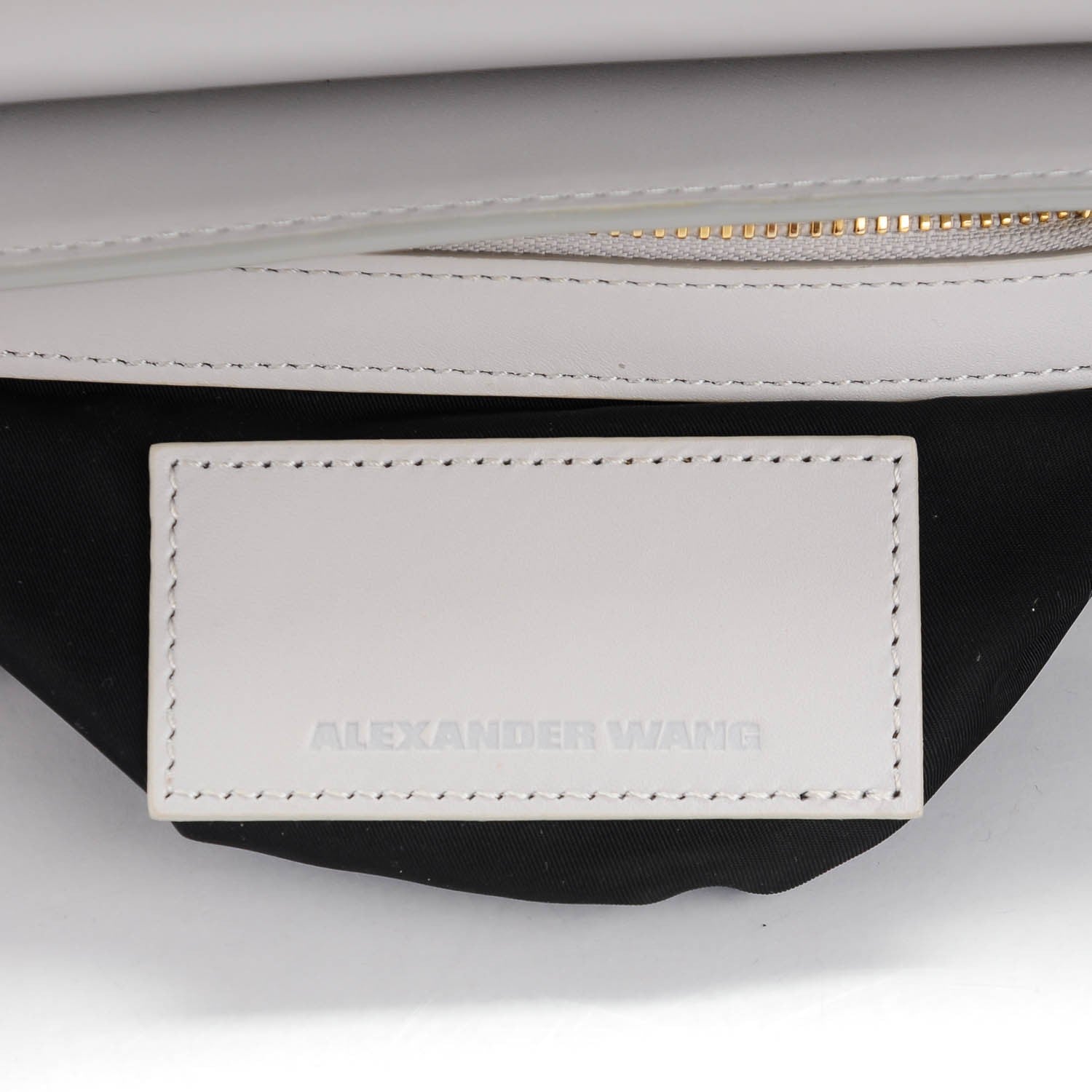 Alexander Wang Calfskin Small Lia Sweatshirt Pale Gold Hardware 6 of 7