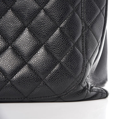 Chanel Caviar Quilted Grand Shopping Tote GST Black 12 of 16