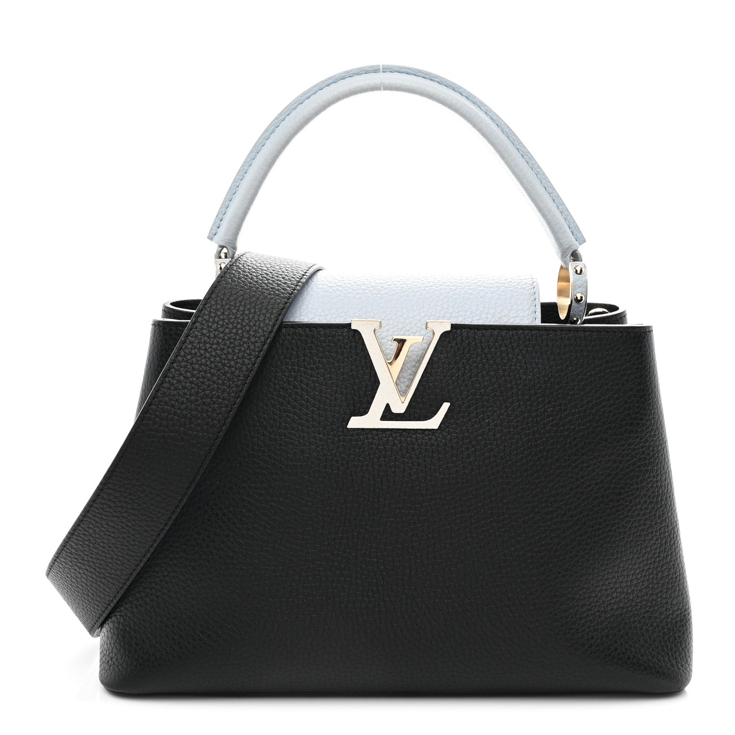 Taurillon Capucines MM Black Blue White