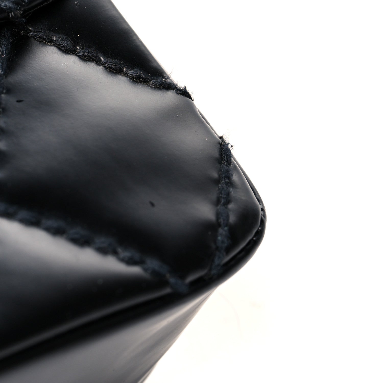 Chanel Glazed Calfskin Stitched Small Flap Black 9 of 9