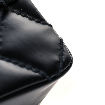 Chanel Glazed Calfskin Stitched Small Flap Black 9 of 9