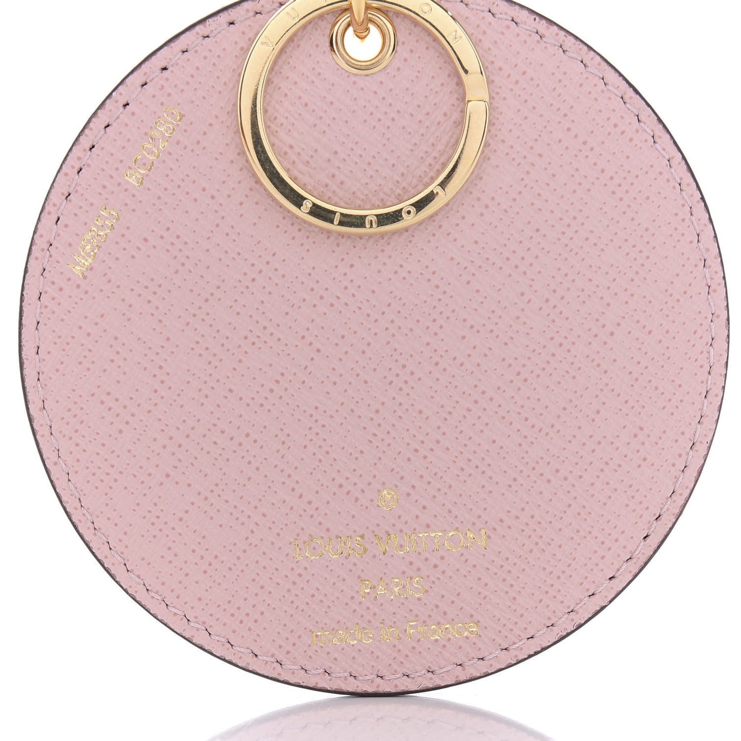 Monogram 2020 Christmas Animation Big Wheel Bag Charm Key Ring Rose Ballerine