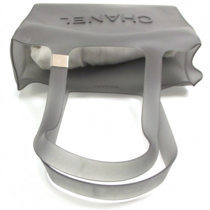 Chanel Jelly Rubber Tote Bag Gray 5 of 9