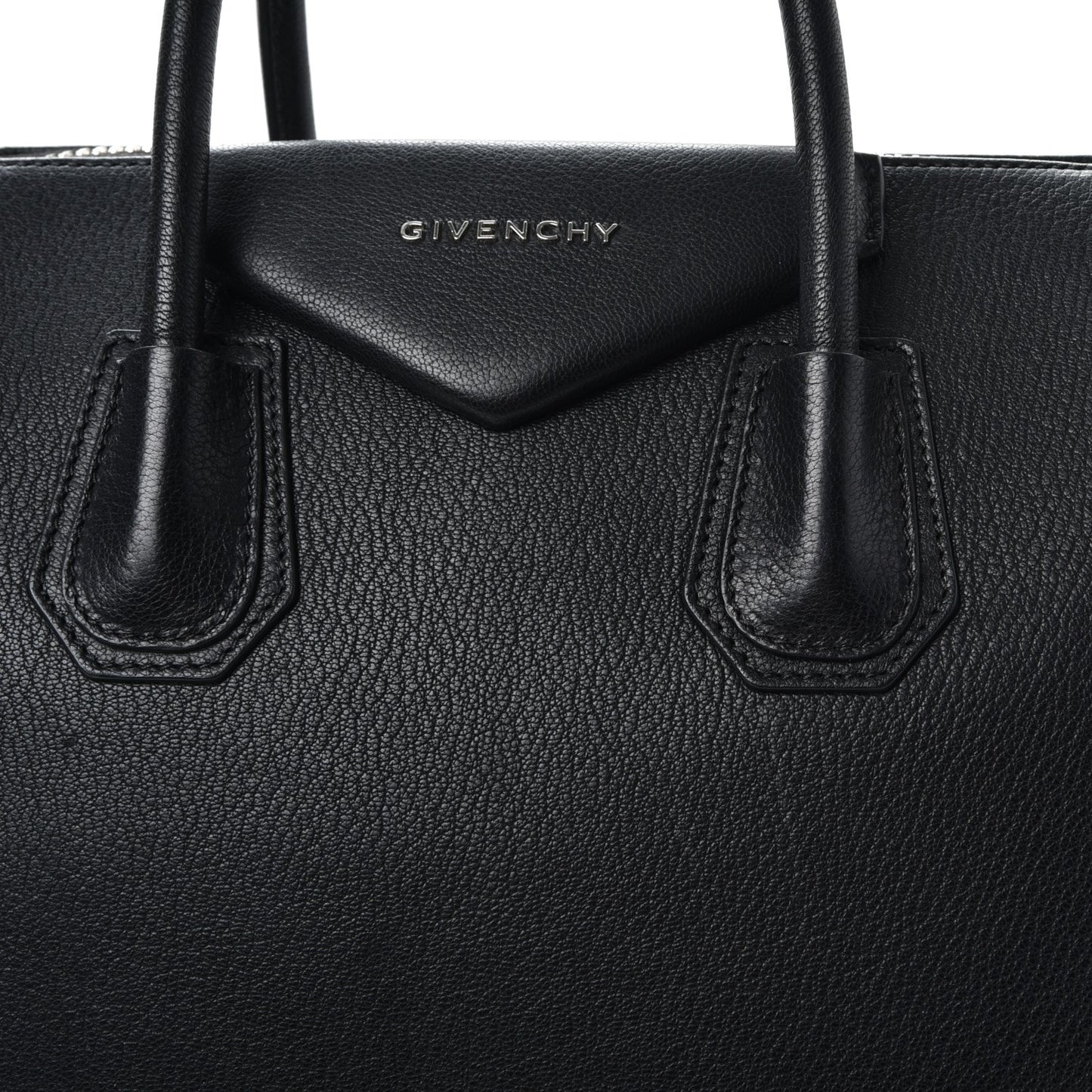 Sugar Goatskin Medium Antigona Black