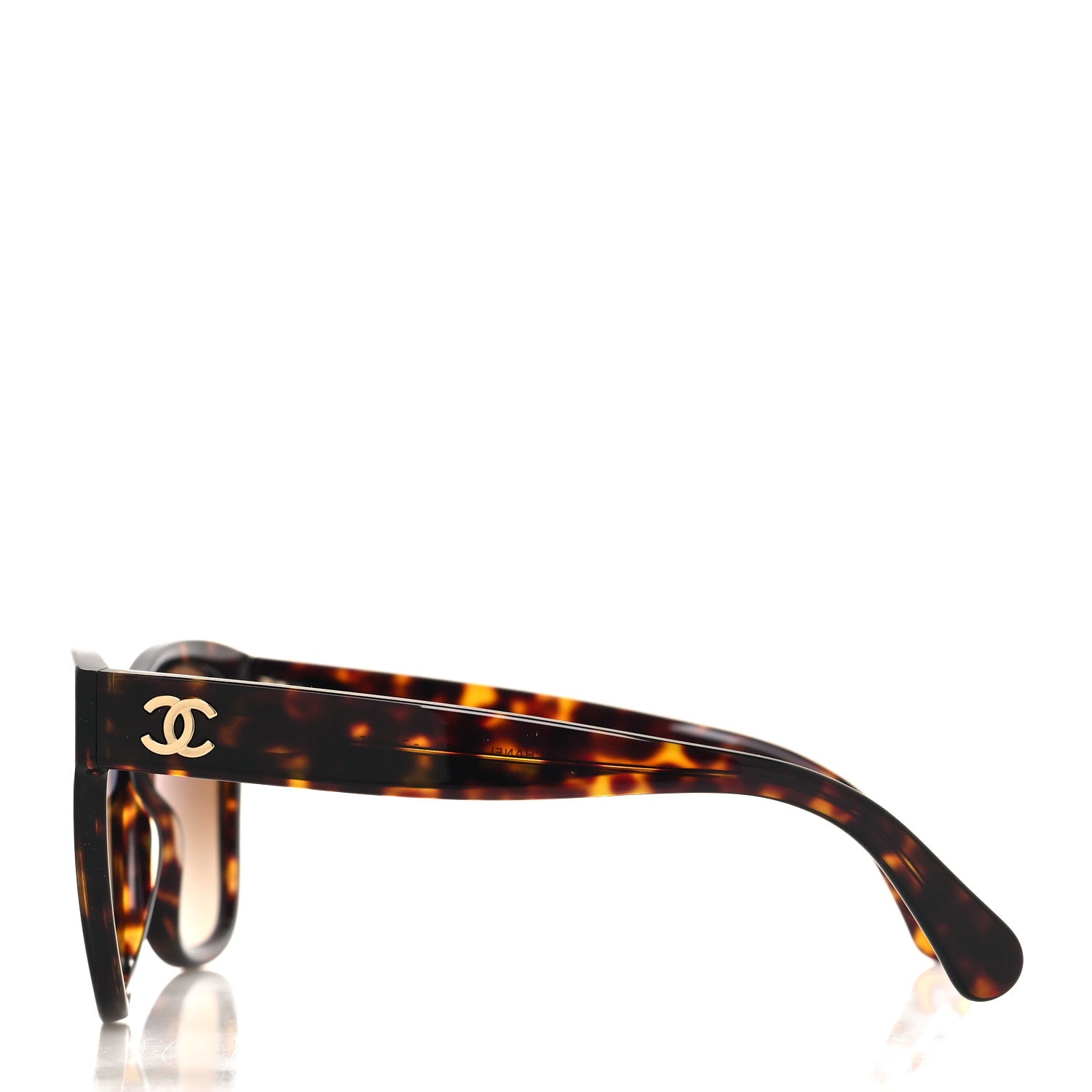 Chanel Acetate Runway Square Sunglasses 5380 Dark Tortoise 3 of 8