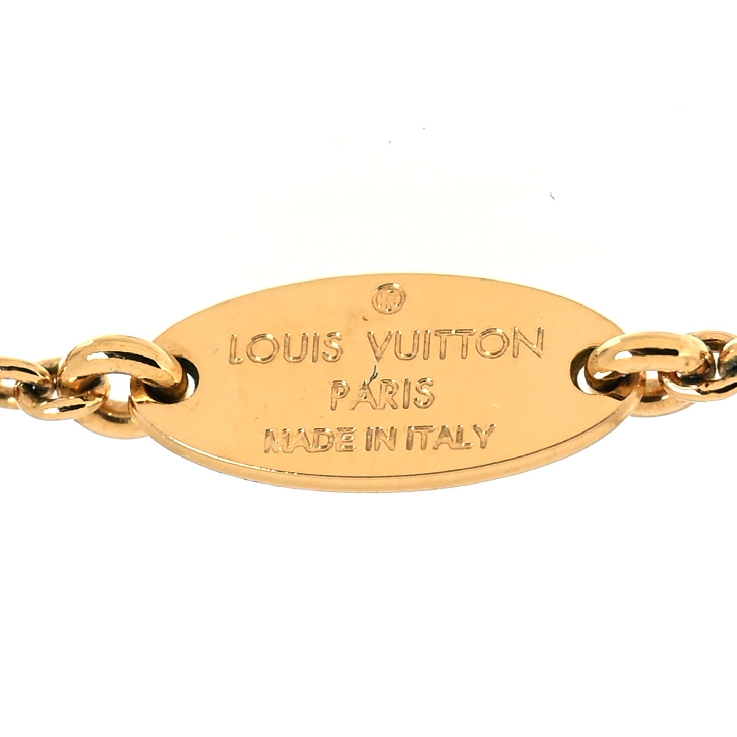 Brass Essential V Necklace Gold