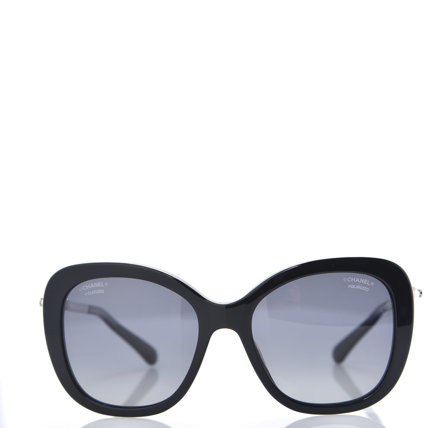 Chanel Pearl Square Polarized Sunglasses 5427-H Black 3 of 8