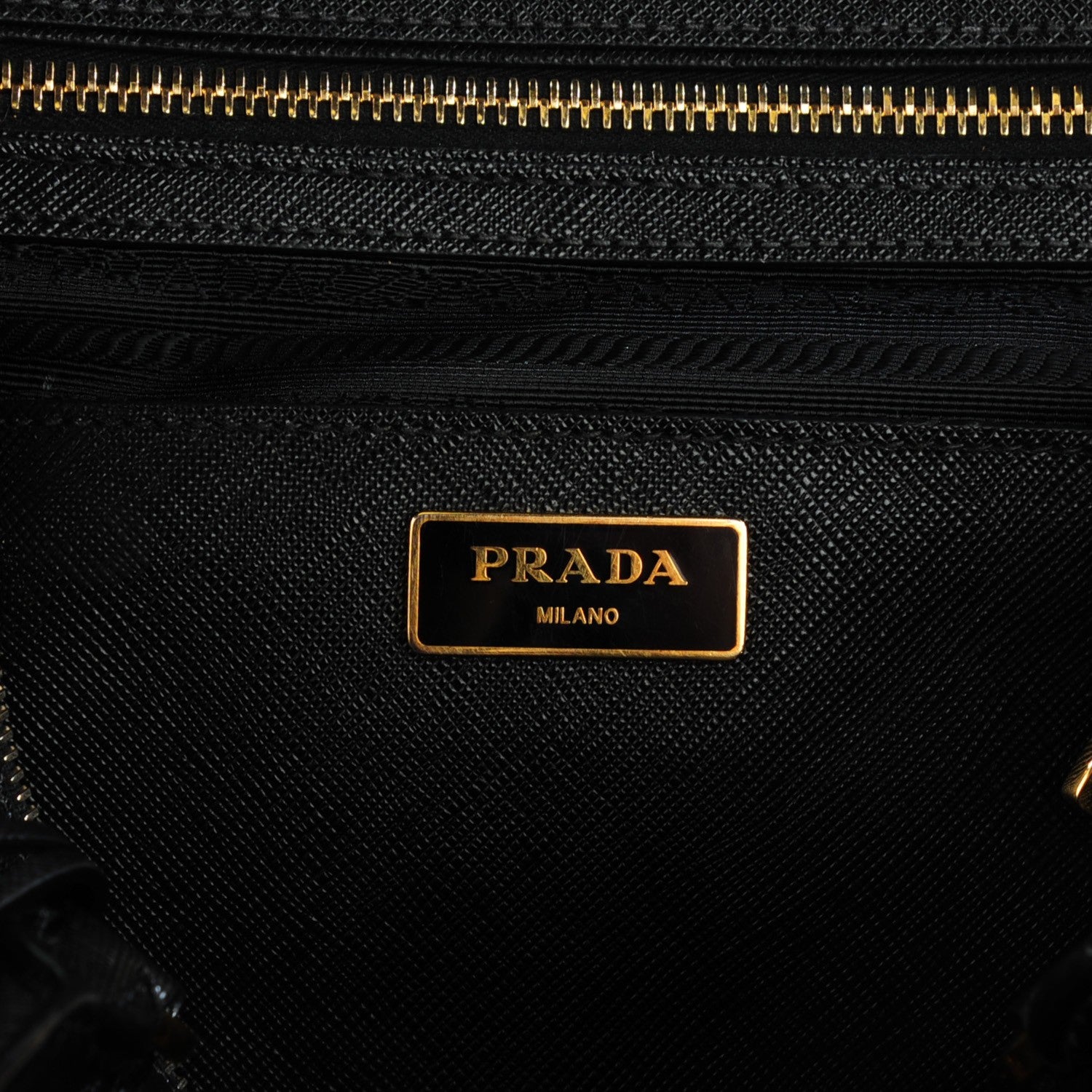 Prada Saffiano Medium Galleria Double Zip Tote Black 7 of 9