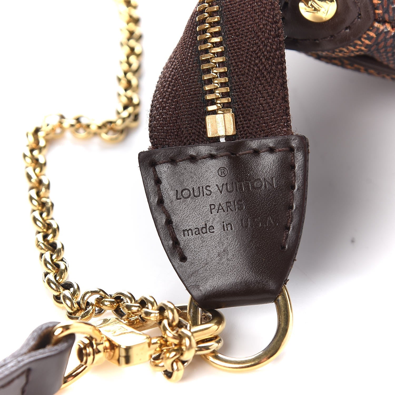 Louis Vuitton Damier Ebene Eva Clutch 6 of 7