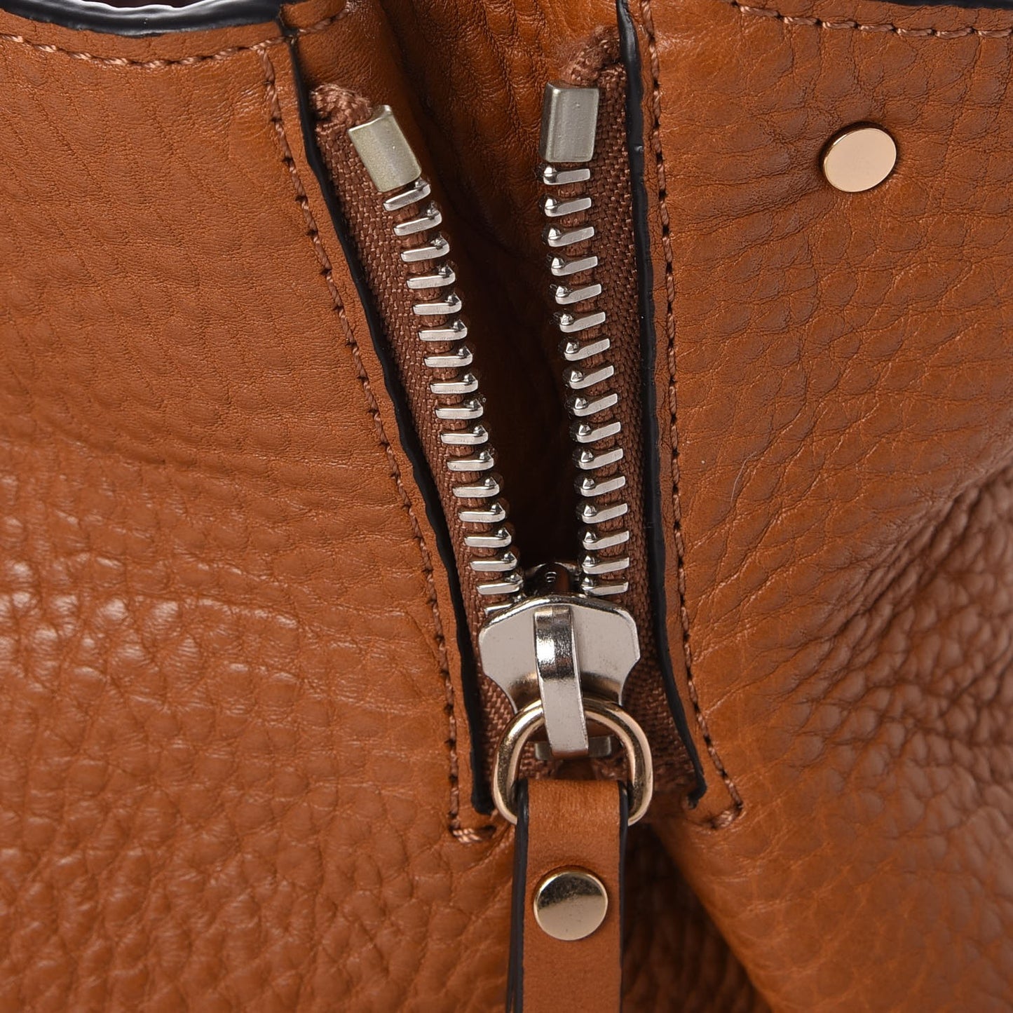 Grainy Calfskin House Check Small Maidstone Saddle Brown