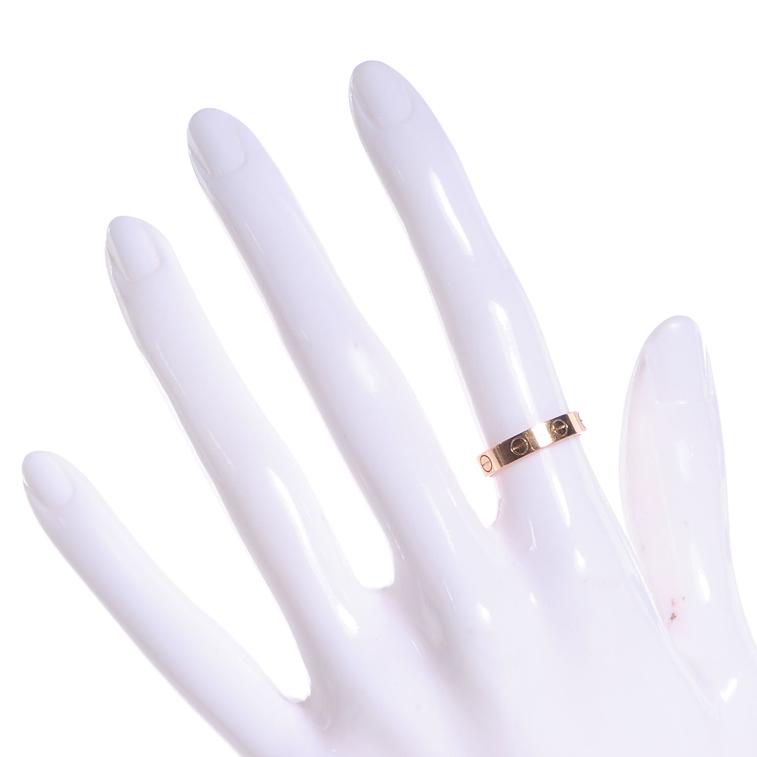 Cartier 18K Pink Gold 3.5mm LOVE Wedding Band Ring 50 5.25 2 of 5