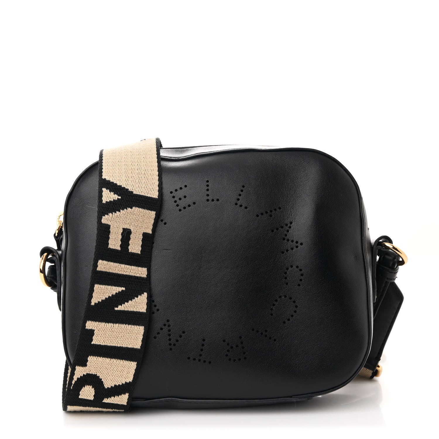 Stella McCartney Grainy Alter Mat Studded Logo Small Camera Black 1 of 9