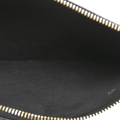 Louis Vuitton Empreinte Monogram Giant Neverfull MM Pochette Black Beige 5 of 6