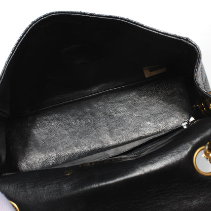 Chanel Lizard Mini Square Flap Black 9 of 9
