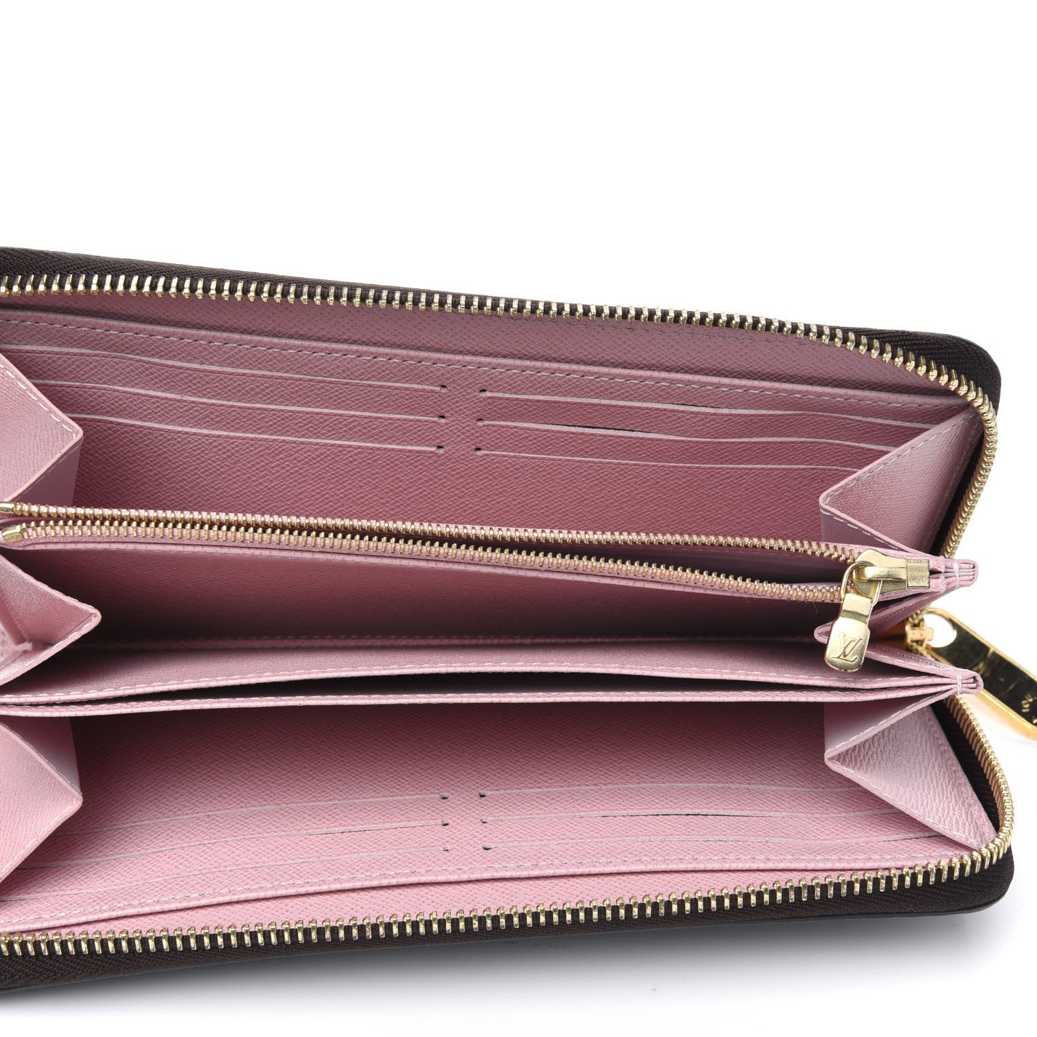 Louis Vuitton Monogram Zippy Wallet Rose Ballerine 3 of 4