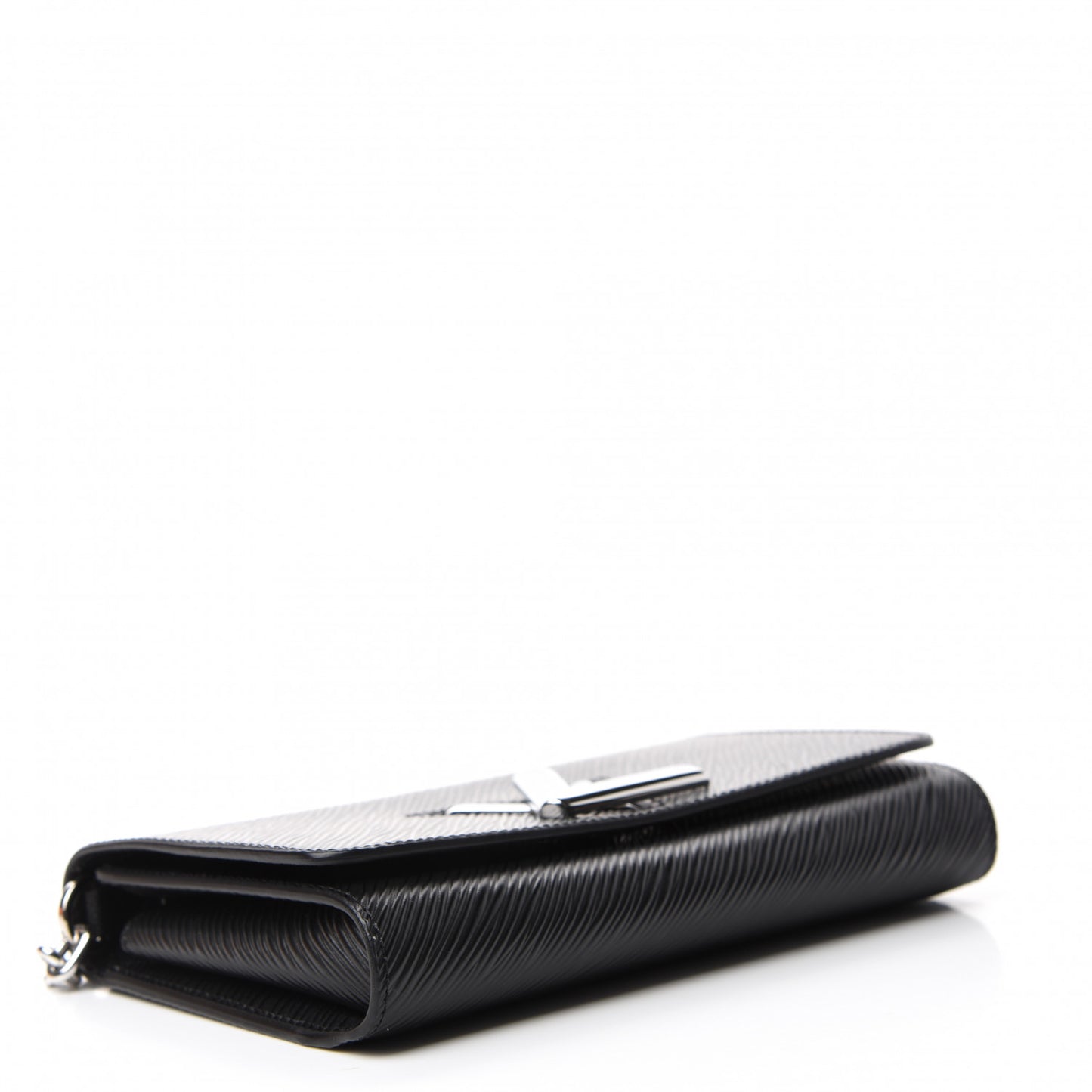 Epi Twist Chain Wallet Black