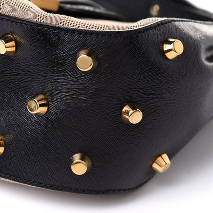 Fendi Zucca Shadow Shoulder Bag Black 11 of 11