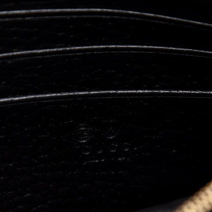 Gucci Dollar Calfskin Medium Betty Chain Wallet Black 8 of 10
