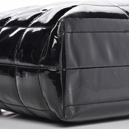 Chanel Patent Chocolate Bar CC Tote Black 7 of 11