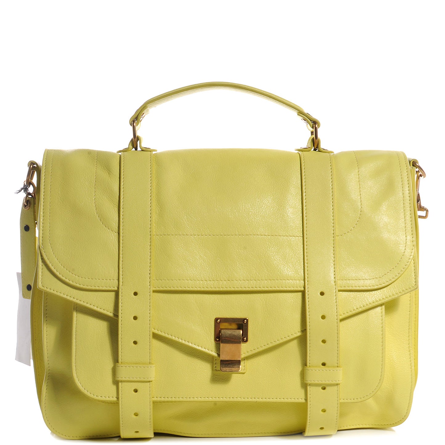 Lambskin PS1 Large Satchel Lemon