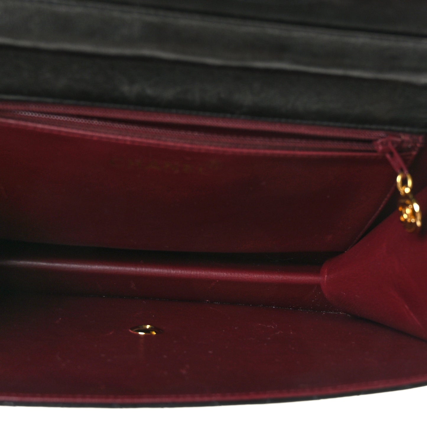 Lambskin Quilted Medium Single Flap Black