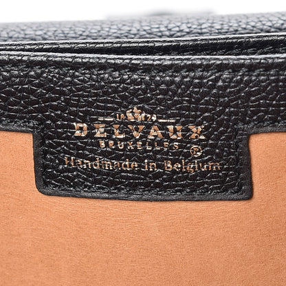 Delvaux Grained Calfskin Brillant Briefcase Black 10 of 23