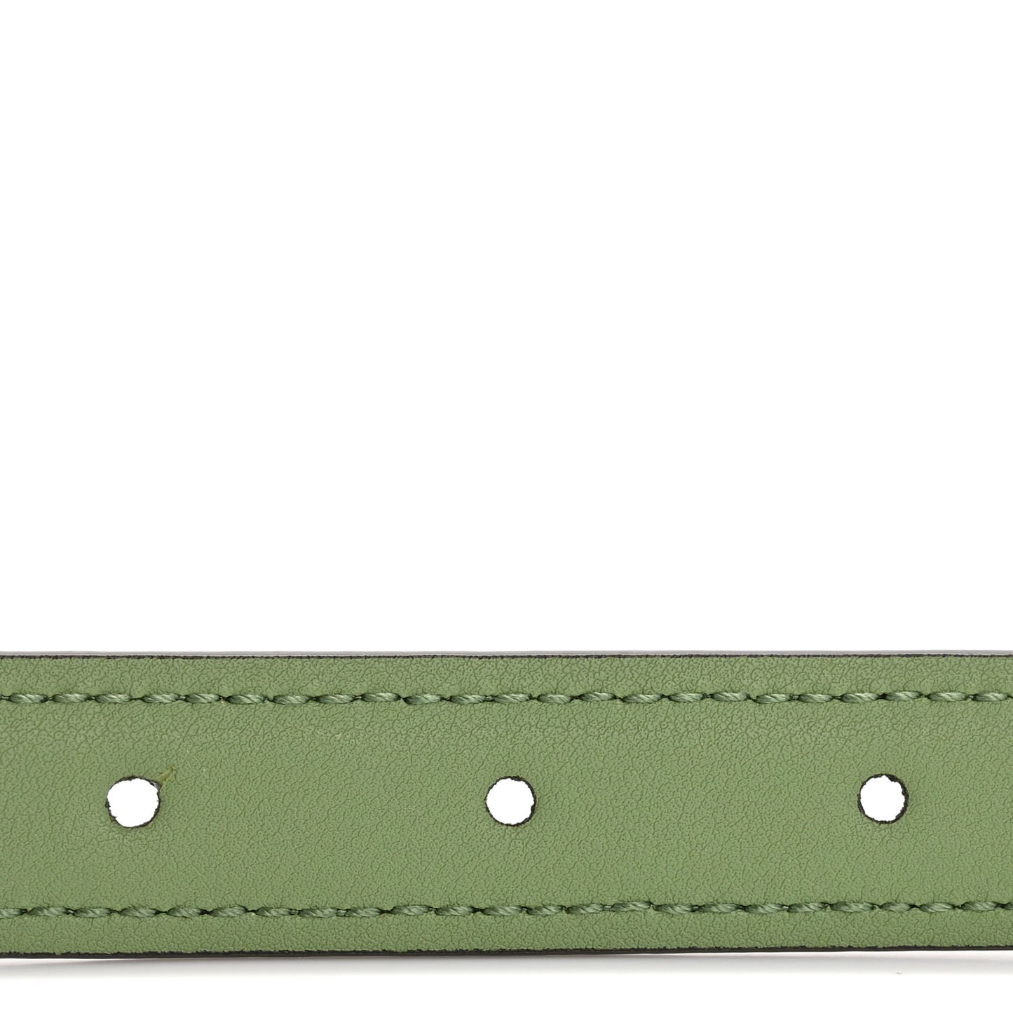 Ciny Lux Calfskin Blondie 30mm Belt 85 34 Salamander Green