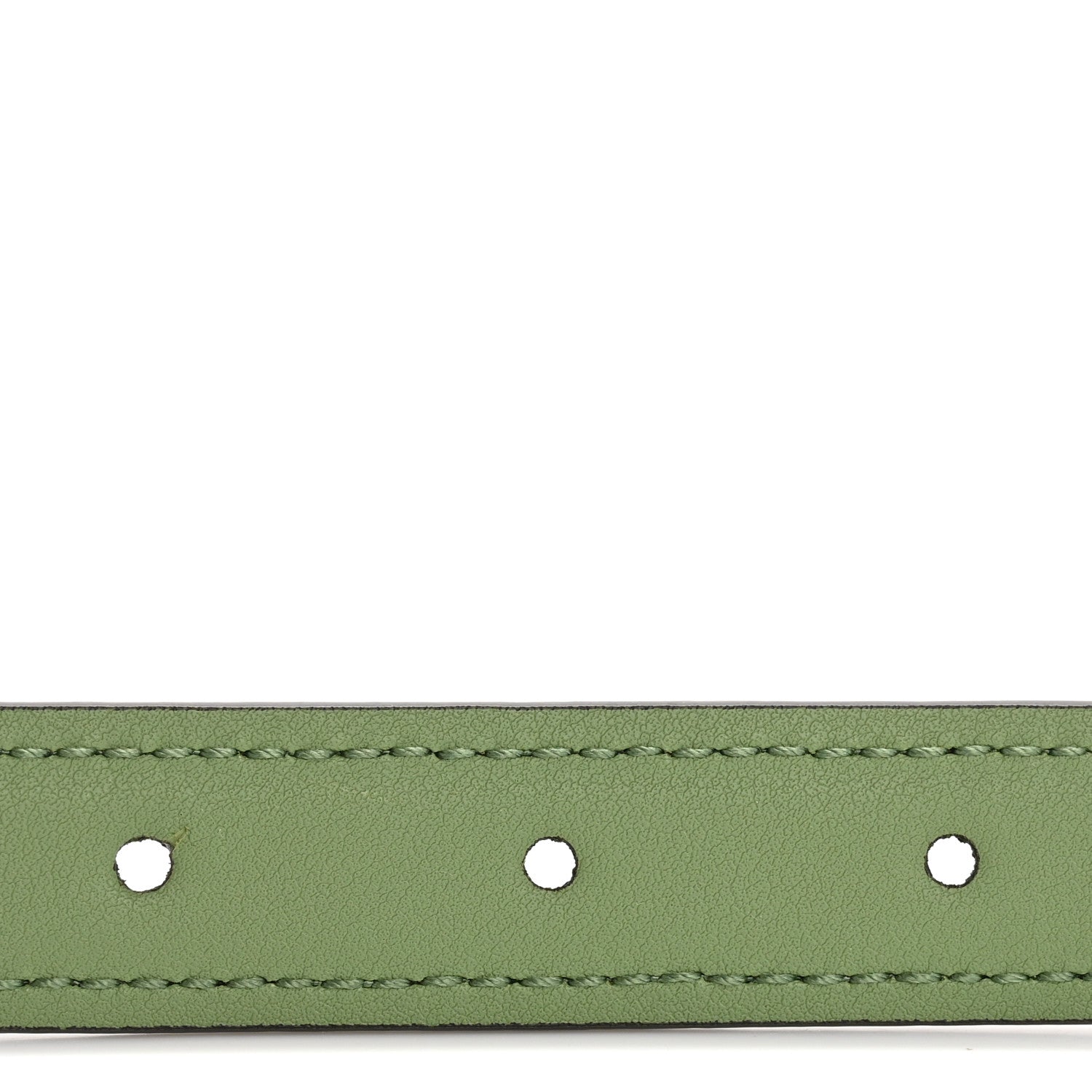 Gucci Ciny Lux Calfskin Blondie 30mm Belt 85 34 Salamander Green 4 of 6
