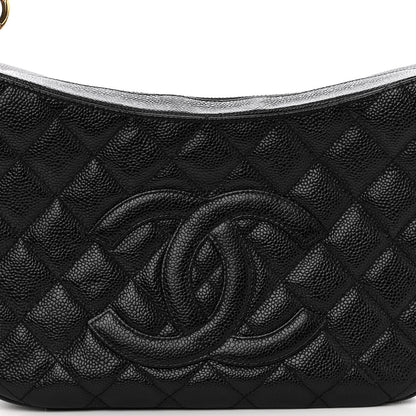 Chanel Caviar Quilted Timeless CC Shoulder Bag Black 8 of 10