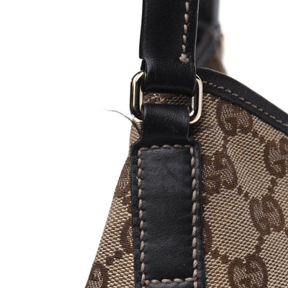Gucci Monogram Medium New Britt Hobo Dark Brown 16 of 18