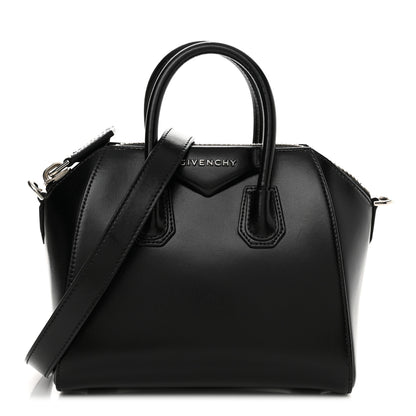 Givenchy Shiny Lord Calfskin Mini Antigona Black 1 of 13