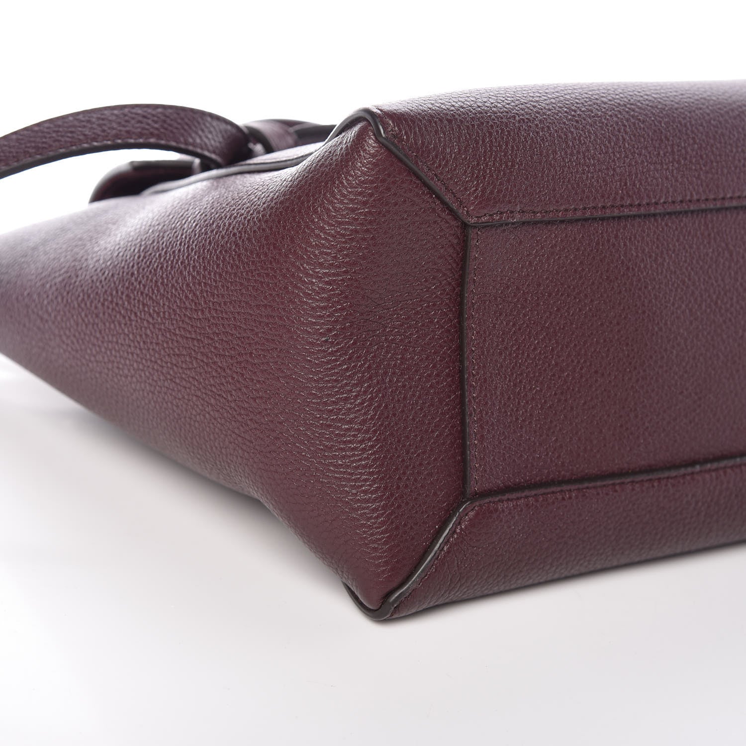 Celine Baby Grained Calfskin Micro Belt Bag Burgundy 5 of 11
