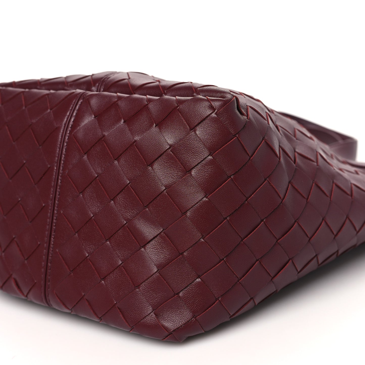 Nappa Intrecciato Small Flip Flap Tote Barolo