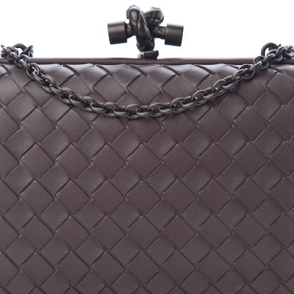 Bottega Veneta Nappa Intrecciato Chain Knot Clutch Quetsche 9 of 9