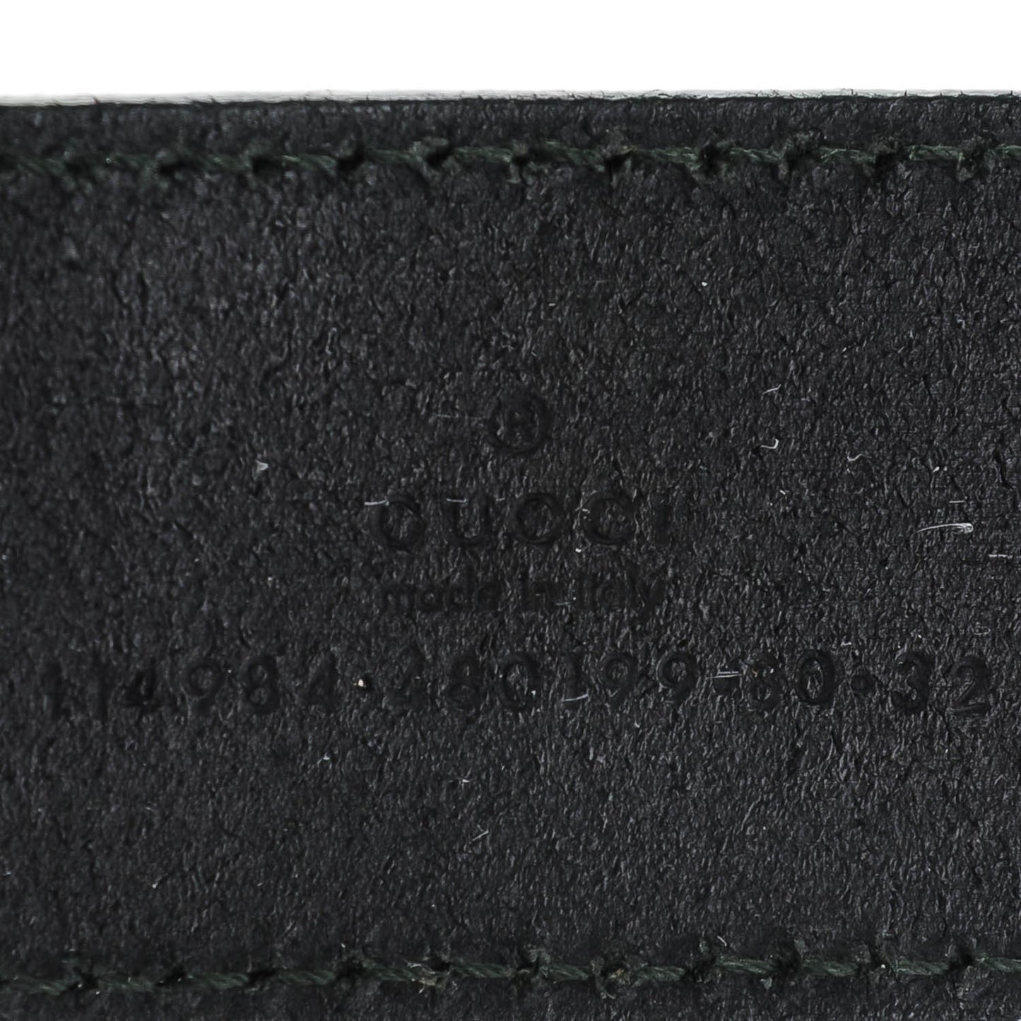 Calfskin Interlocking G Belt 80 32 Black