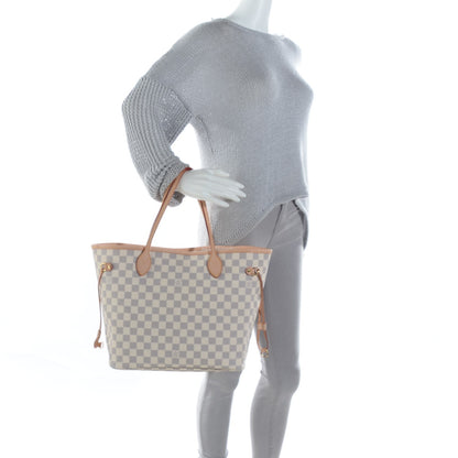 Louis Vuitton Damier Azur Neverfull MM 2 of 7
