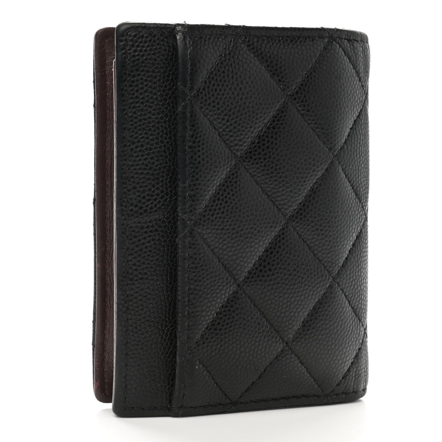 Chanel Caviar Quilted Card Holder Wallet Black 3 of 10