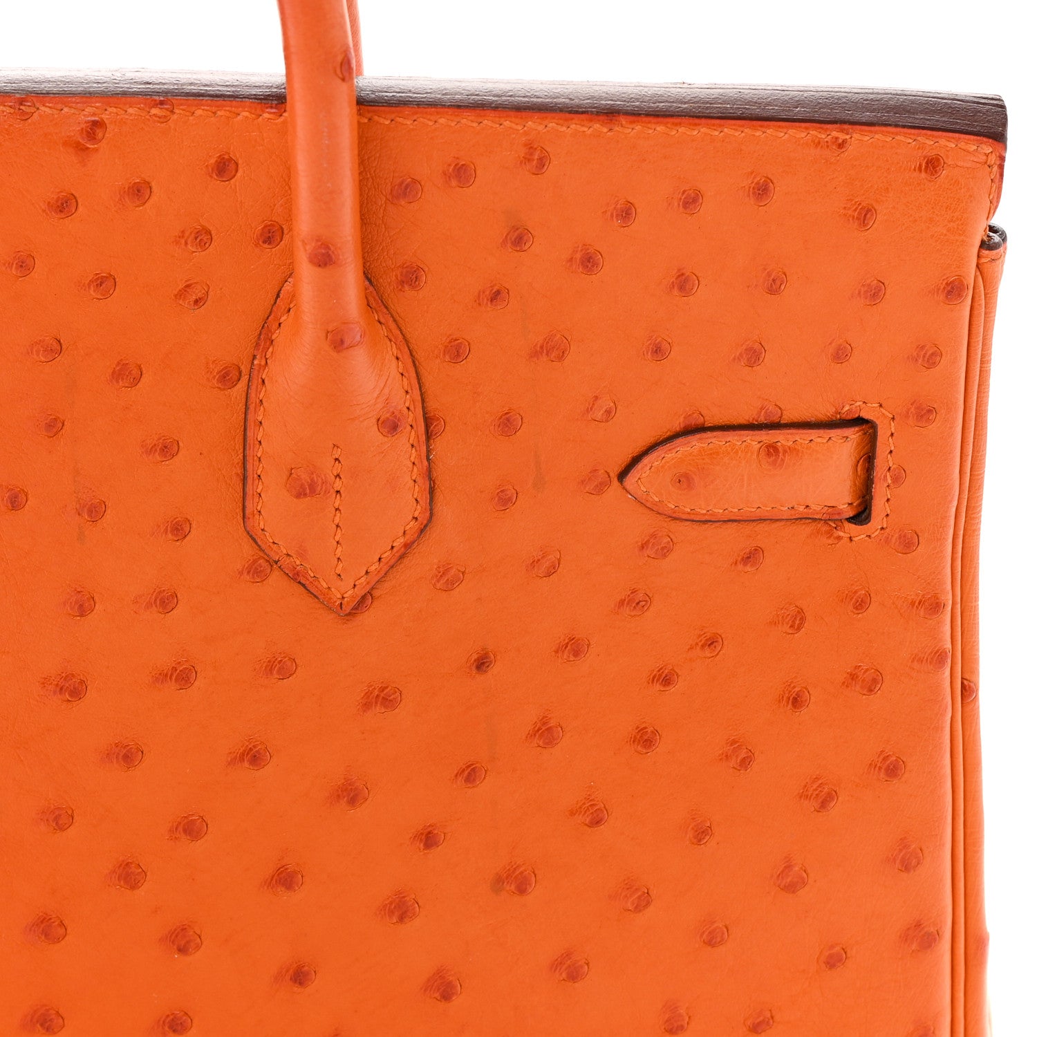 Hermes Ostrich HAC Birkin 32 Orange 19 of 20