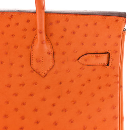 Hermes Ostrich HAC Birkin 32 Orange 19 of 20