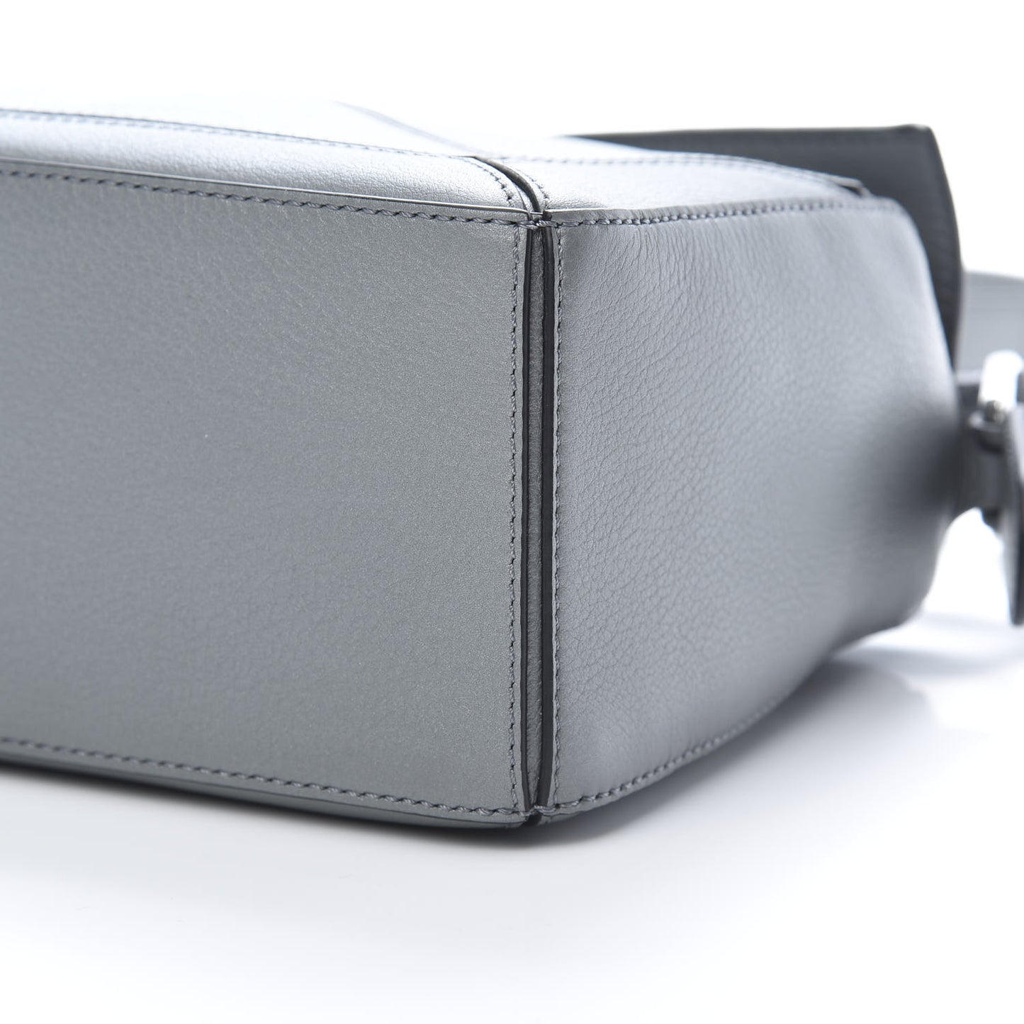 Calfskin Small Puzzle Bag Gunmetal
