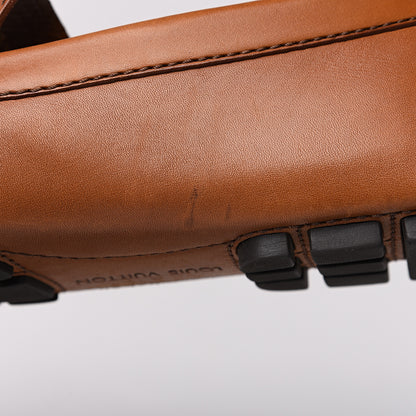 Louis Vuitton Calfskin Monte Carlo Moccasin Loafers 8 Cognac 8 of 10
