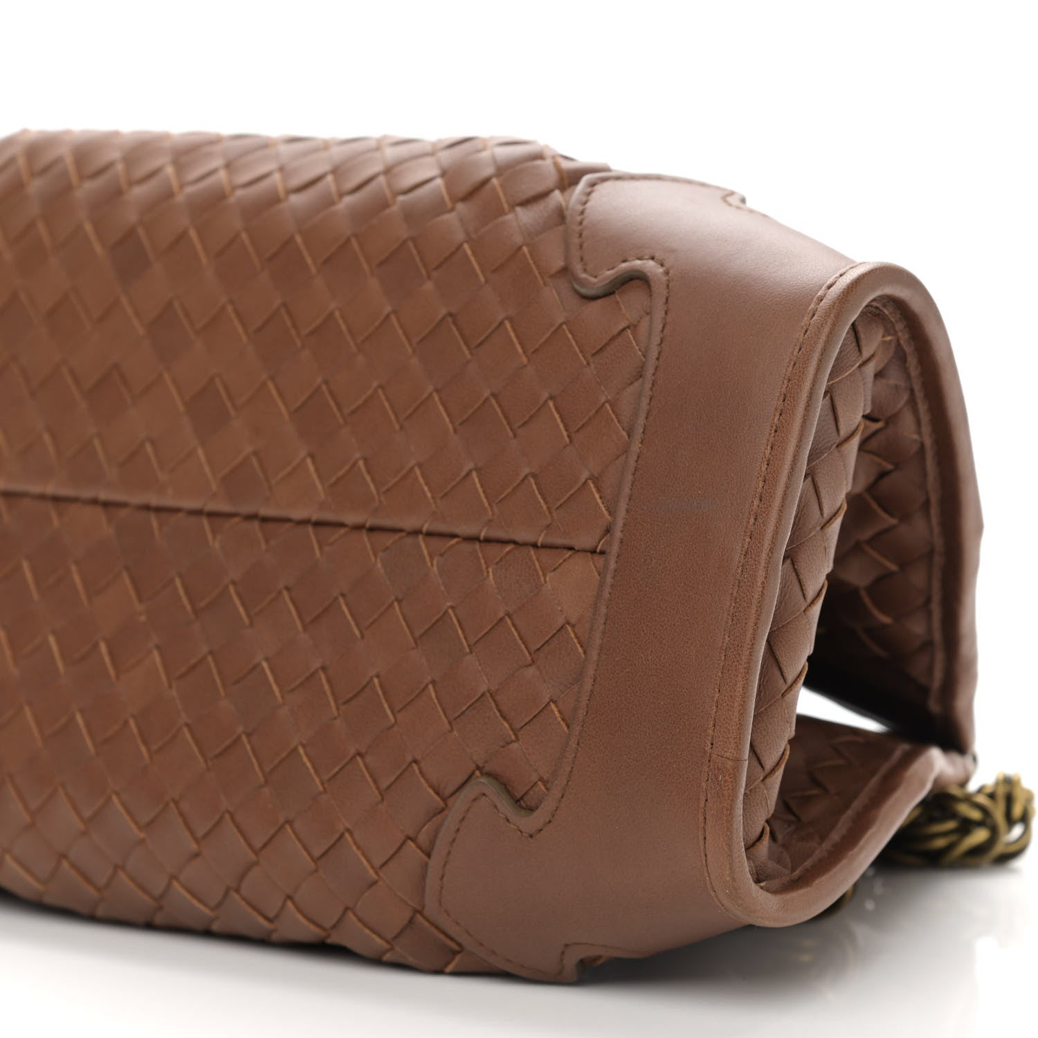 Bottega Veneta Nappa Intrecciato Small Chain Shoulder Bag Noce 10 of 12