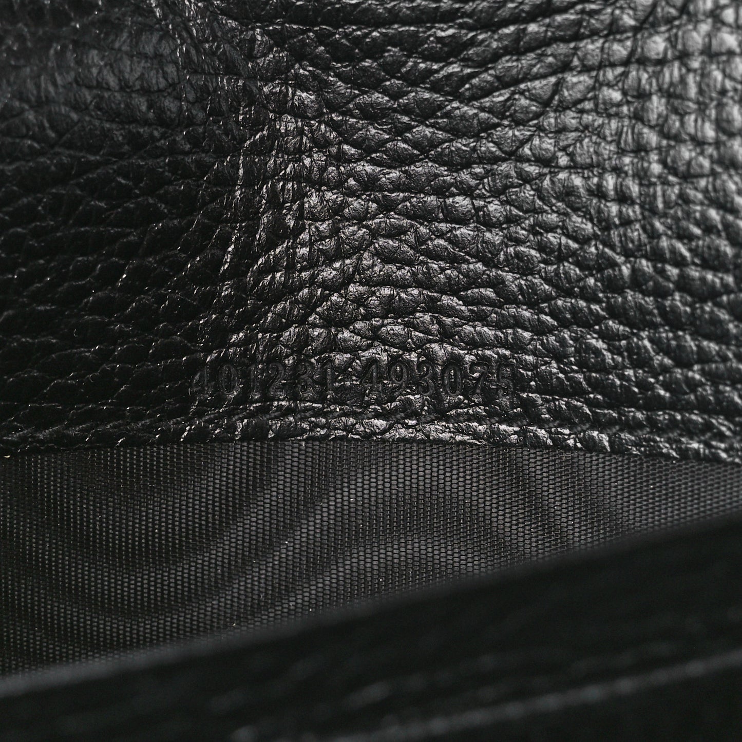 Calfskin Mini Dionysus Chain Wallet Black