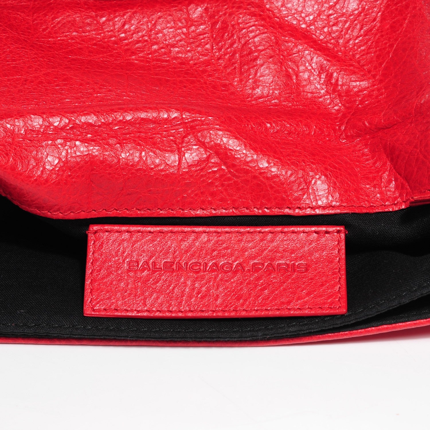 Balenciaga Agneau Giant 21 Rose Gold Hardware Envelope Clutch Rouge Coquelicot 5 of 10