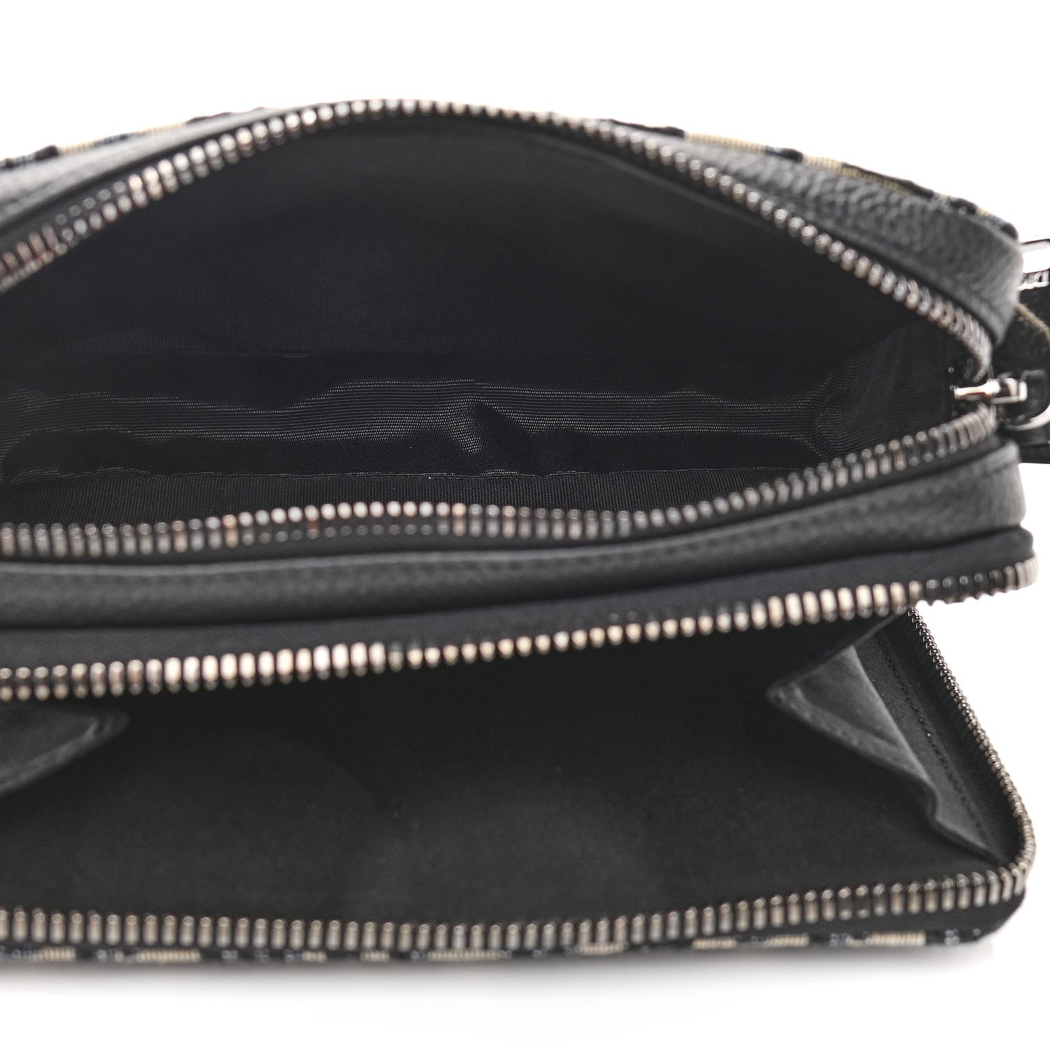 Christian Dior X KENNY SCHARF Oblique Canvas Embroidered Patches Crossbody Charcoal 8 of 11