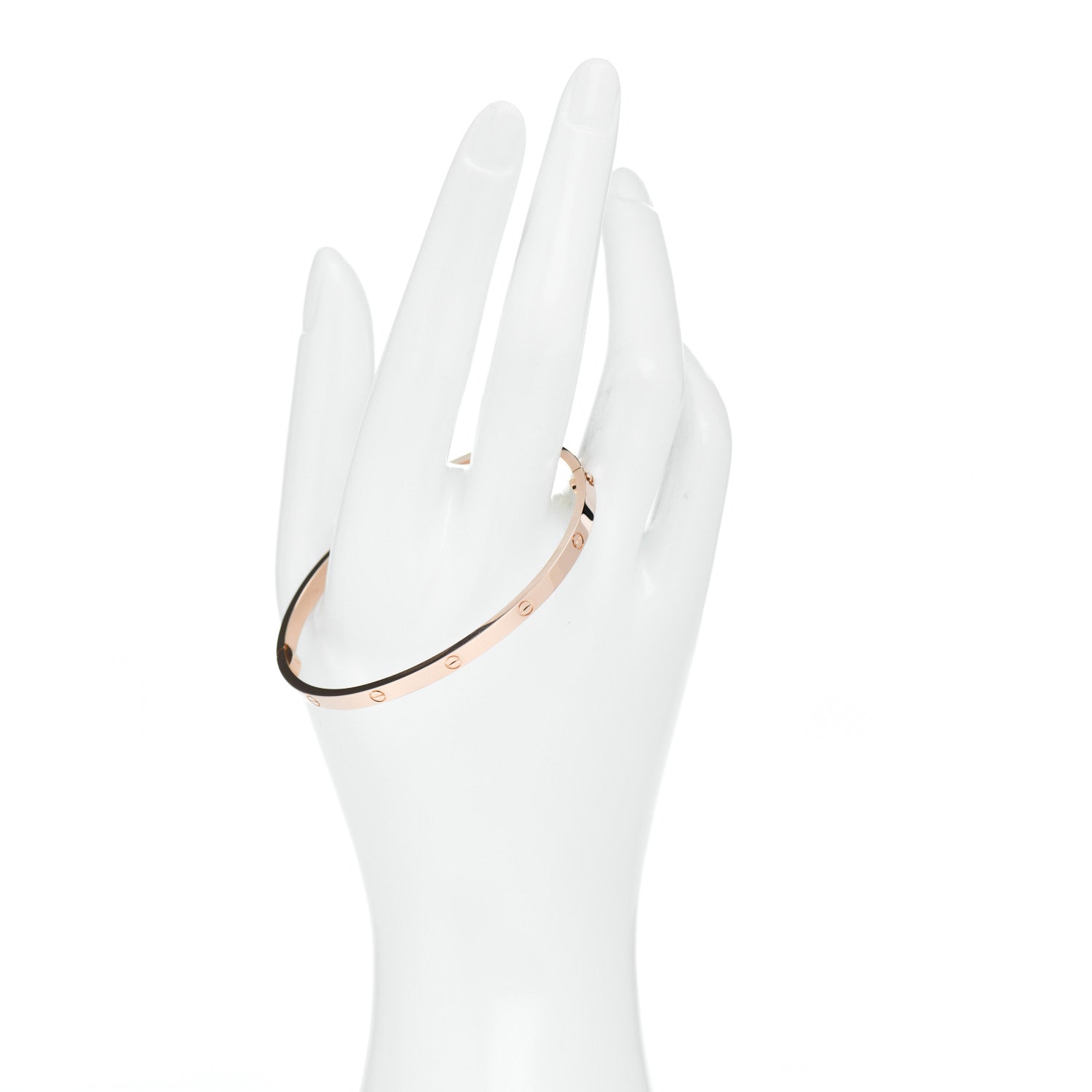 Cartier 18K Pink Gold Small LOVE Bracelet 18 2 of 4